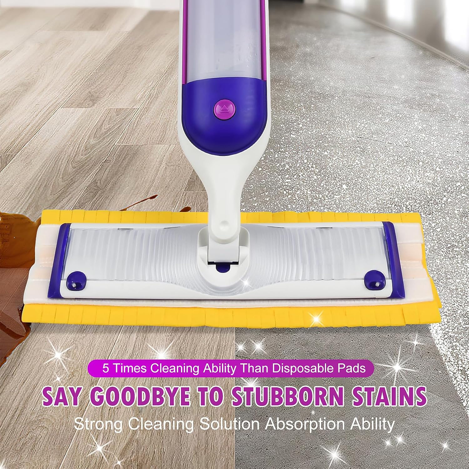 KTNAid 4 Pack Mop Refill Pads for Swiffer PowerMop