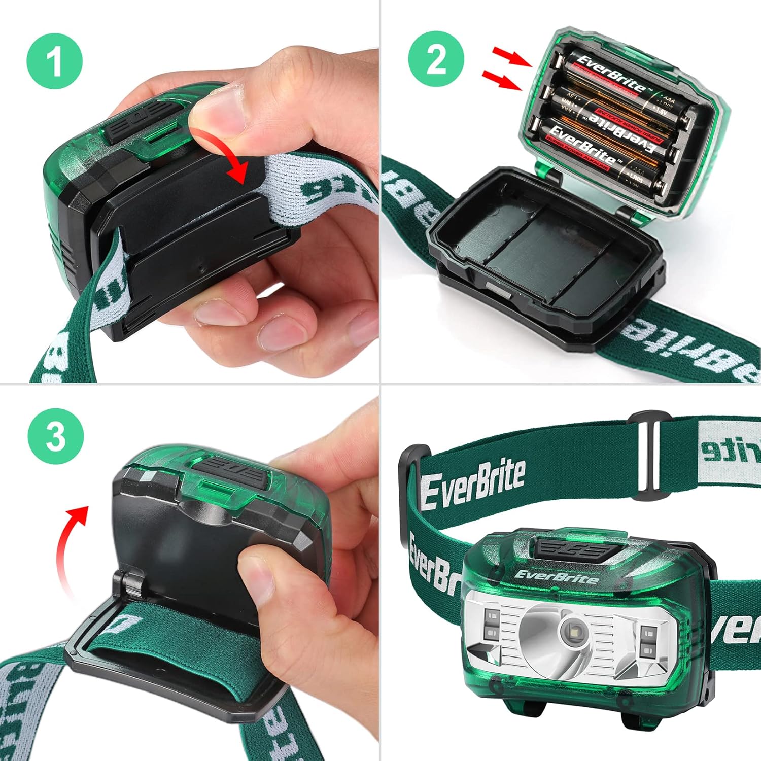 EverBrite Headlamp Rechargeable Camping Light