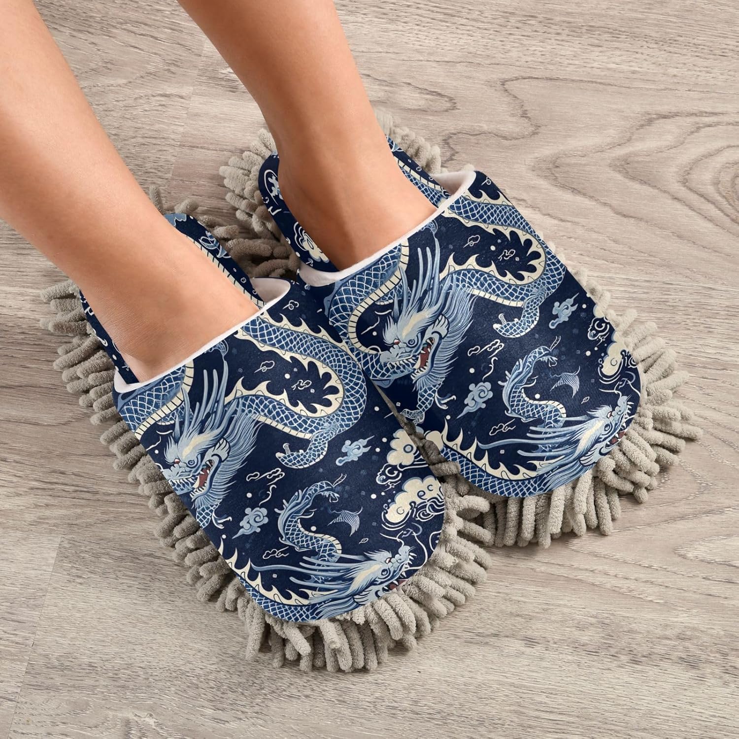 Luxury Microfiber Mop Slippers