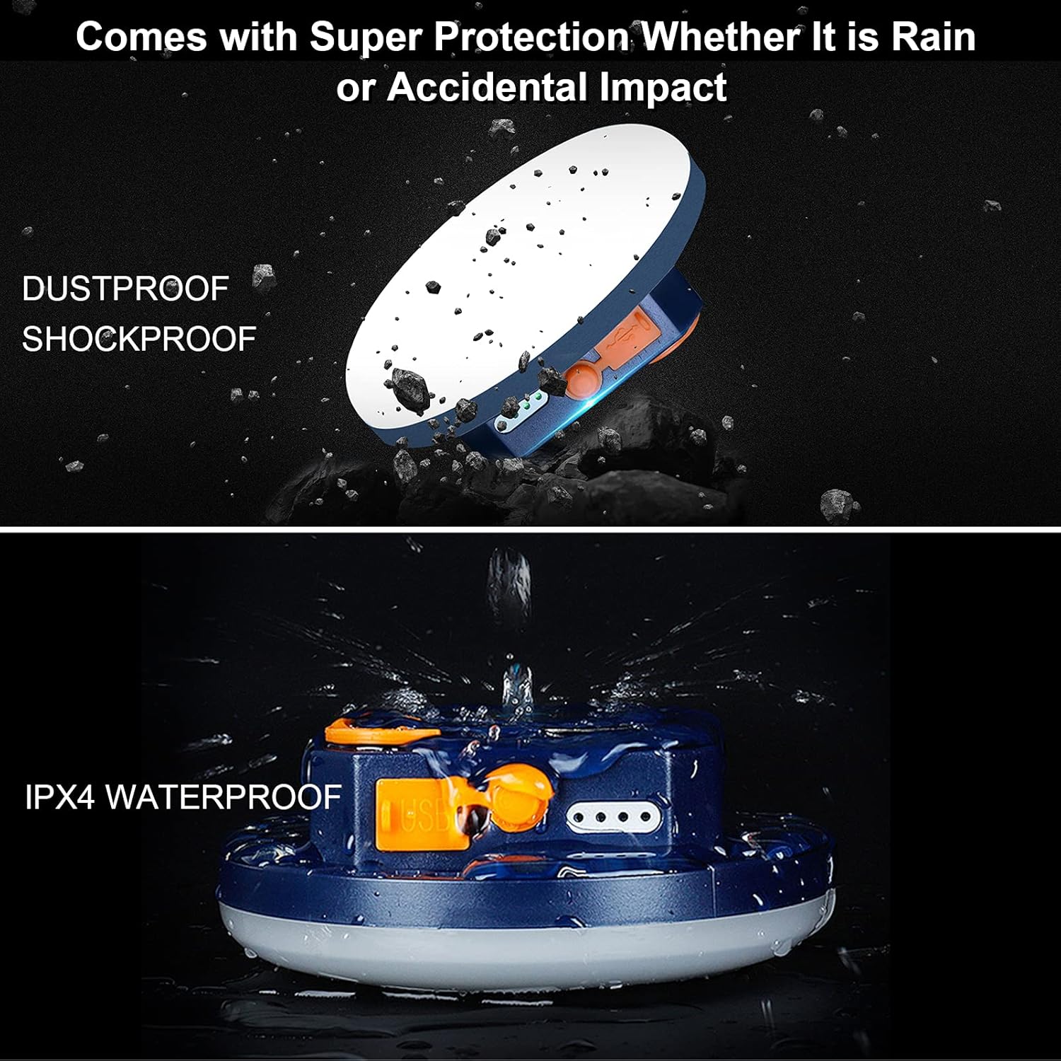 10000mAh 4000LM Portable LED camping lantern waterproof rechargeable for emergency use