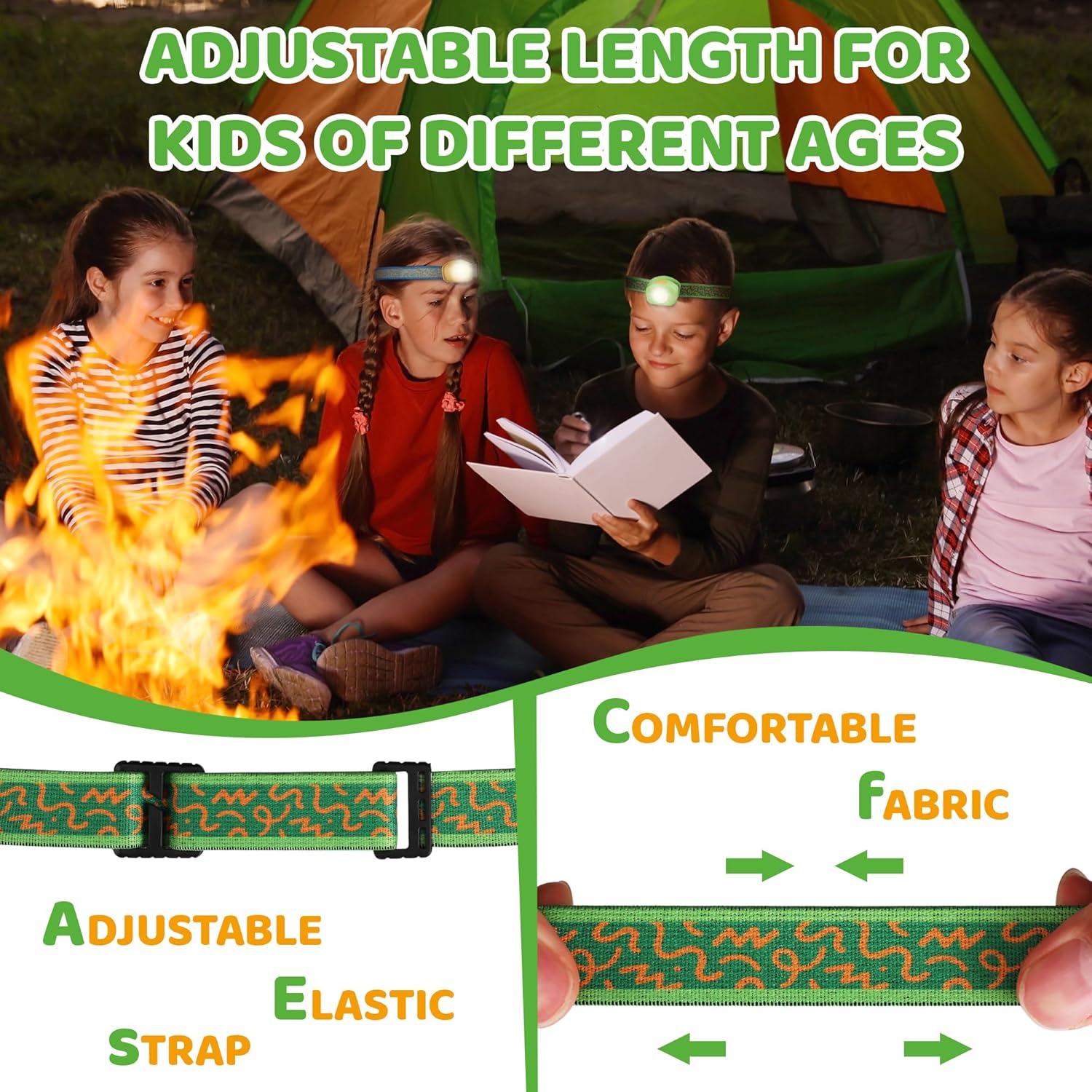 EverBrite LED Headlamp with RGB Mode and 3 Light Modes