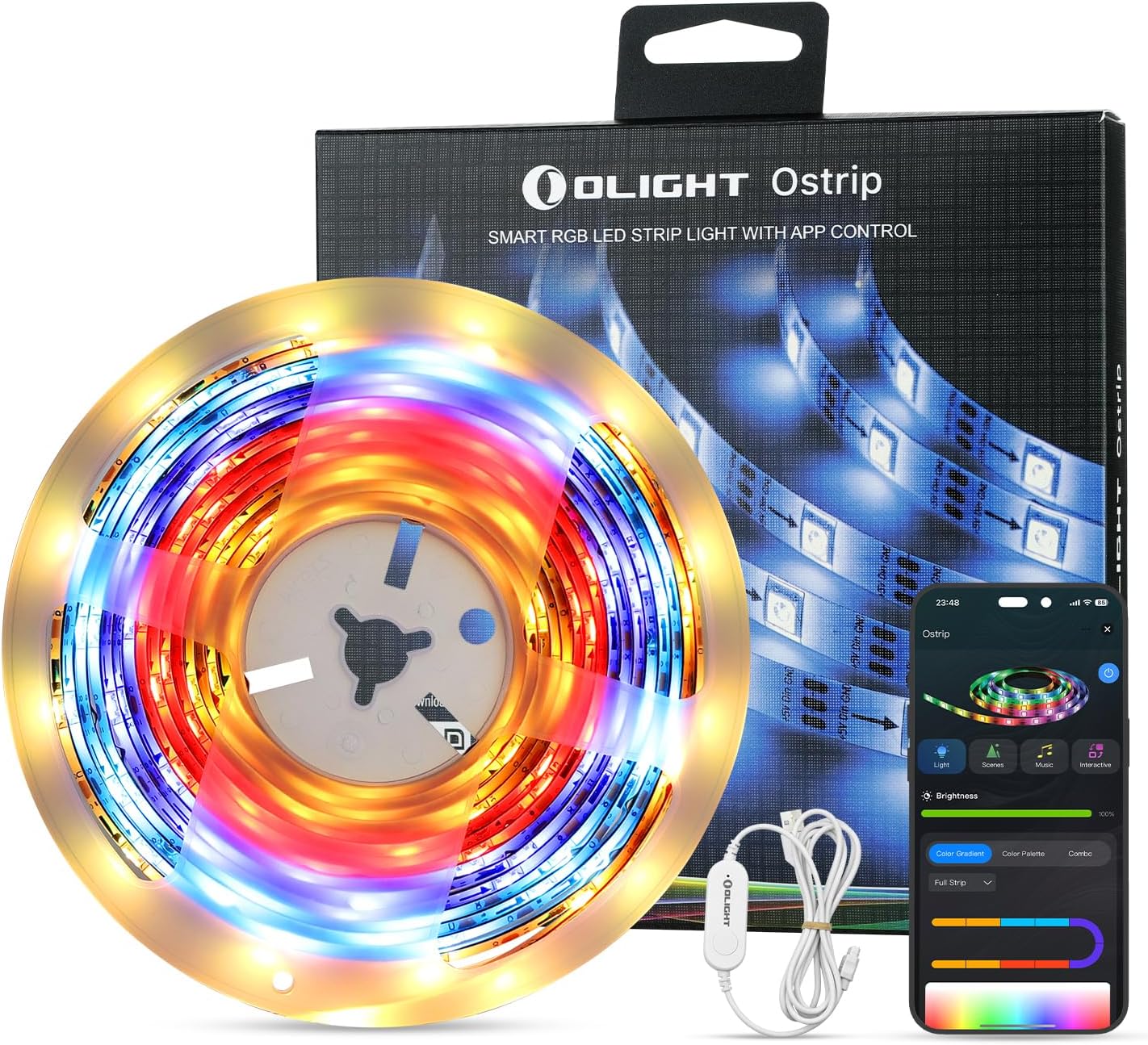 1100 Lumens Headlamp - Super Bright Portable OLight Perun 2 Mini