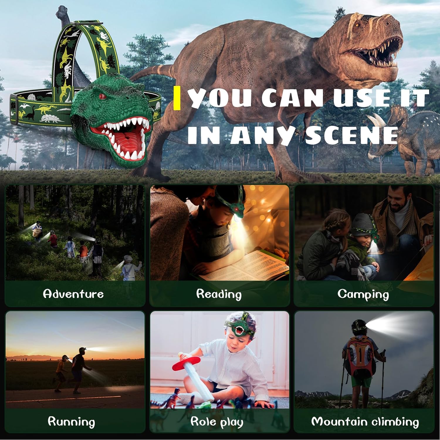 Dysaim Bright T-Rex LED Head Lamp