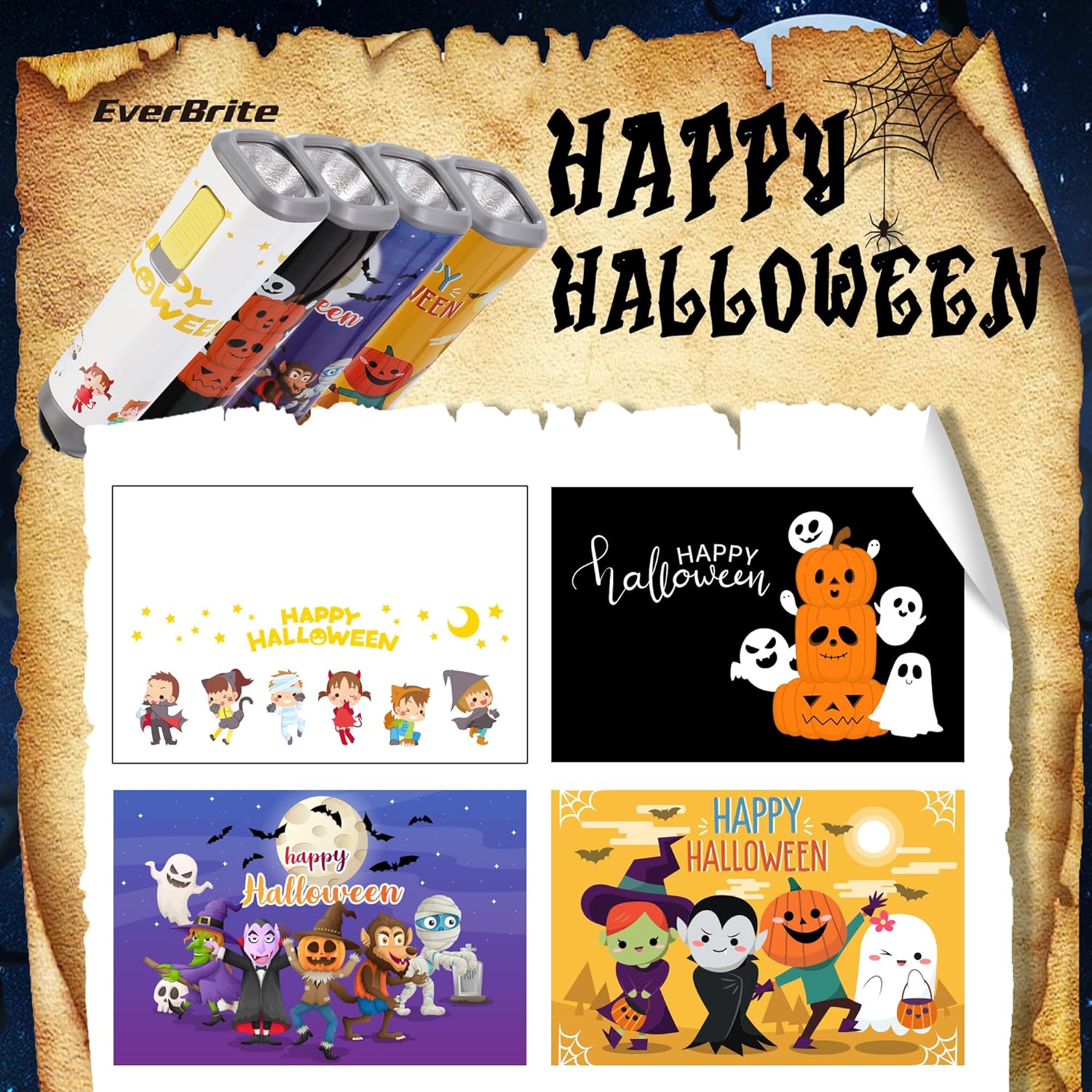 Halloween Camp Lantern and Headlamp Set