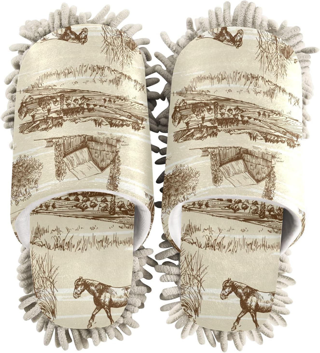 Kigai Microfiber Slippers Eco-Friendly Cleaners for Home Protect Shoes