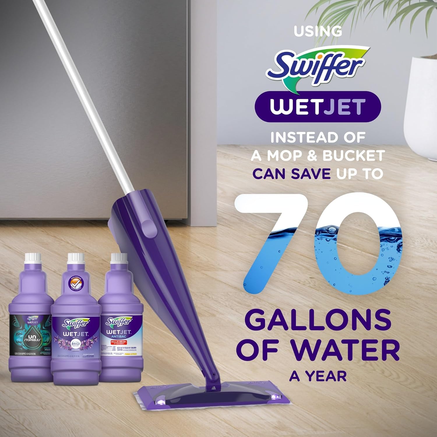 Swiffer Pro-Enhanced Wet Jet Mopping Pad Refill - 24ct