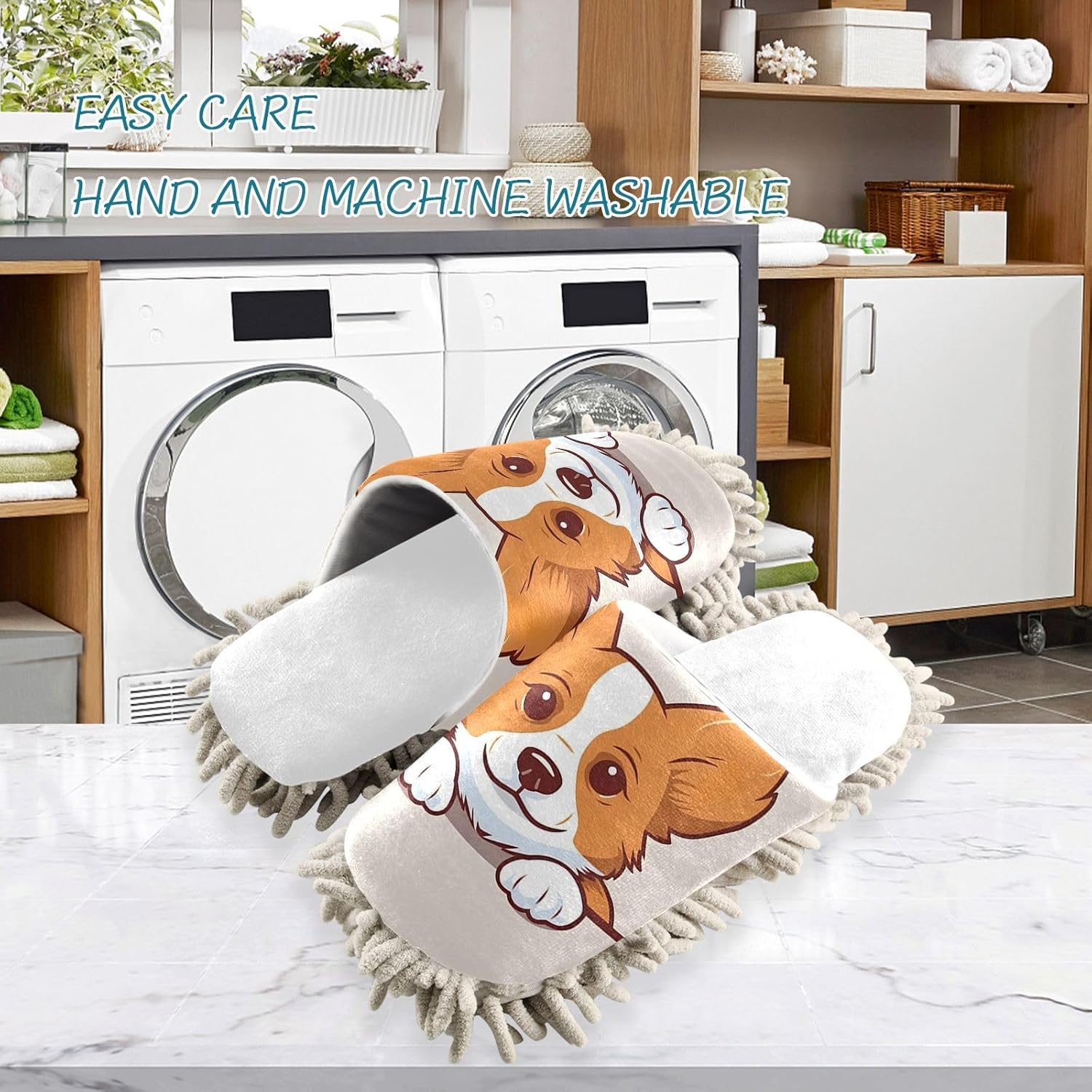 Healthy Mops Slippers by RunningBear