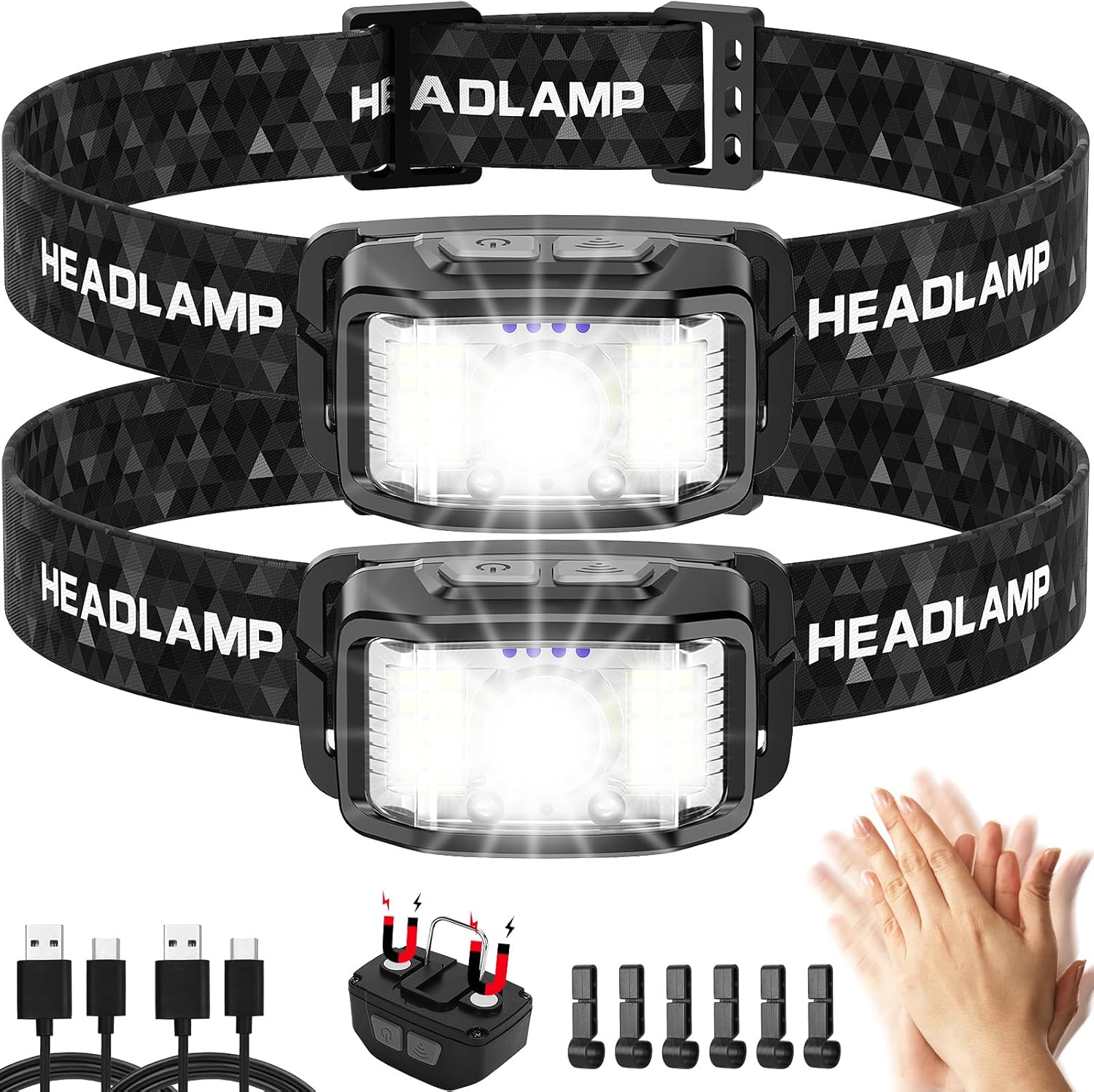 2000 Lumens Headlamp