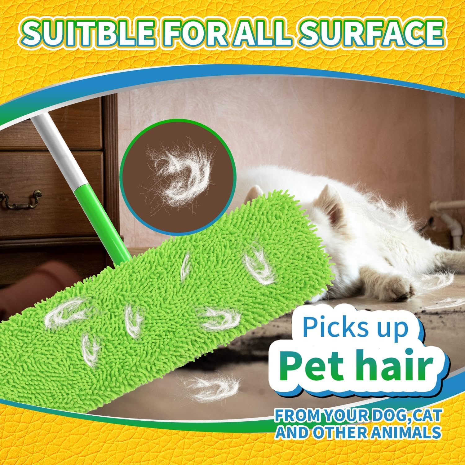 X-Large Reusable 100 Coral Fleece Mop Pads