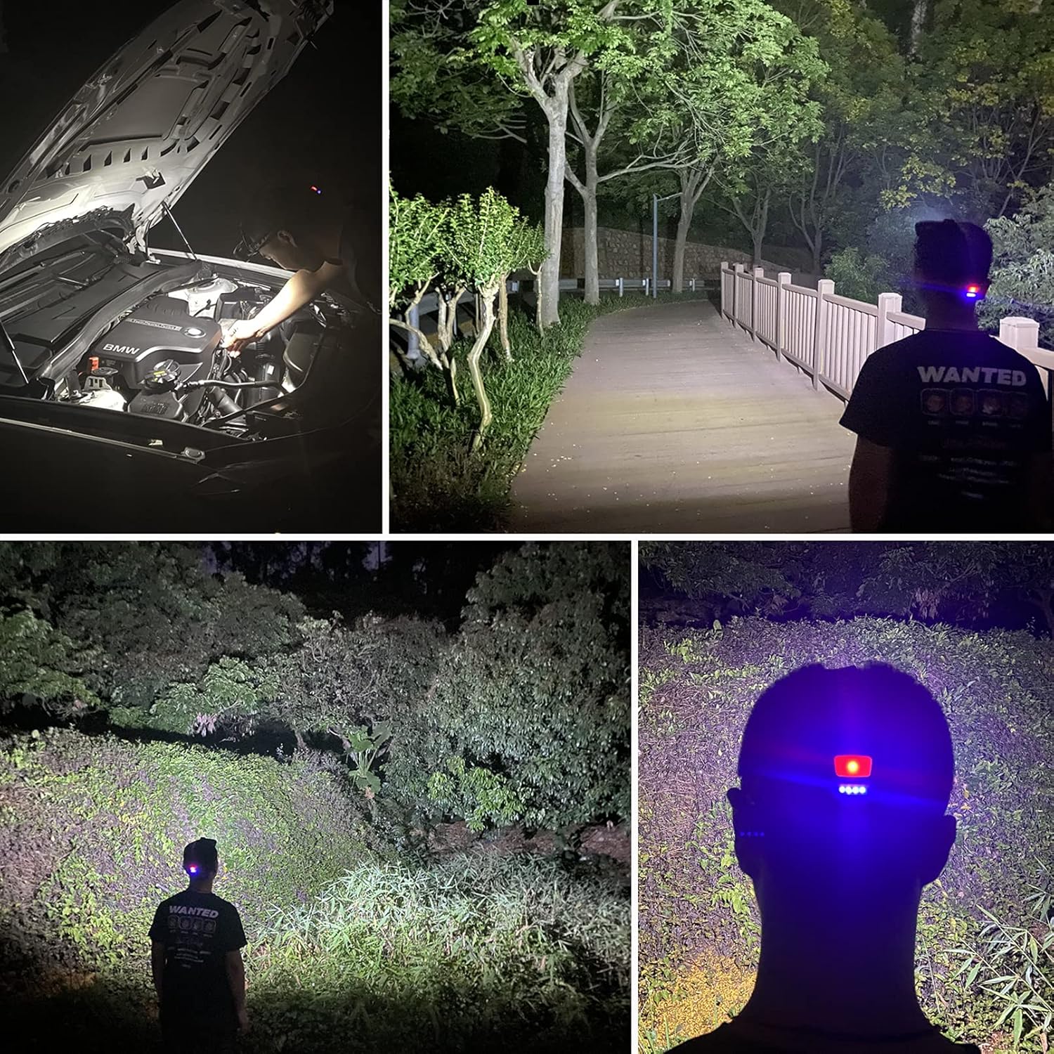 DARKBEAM Rechargeable 2000 Lumen LED Headlamp with 6-10 Hour Battery Life