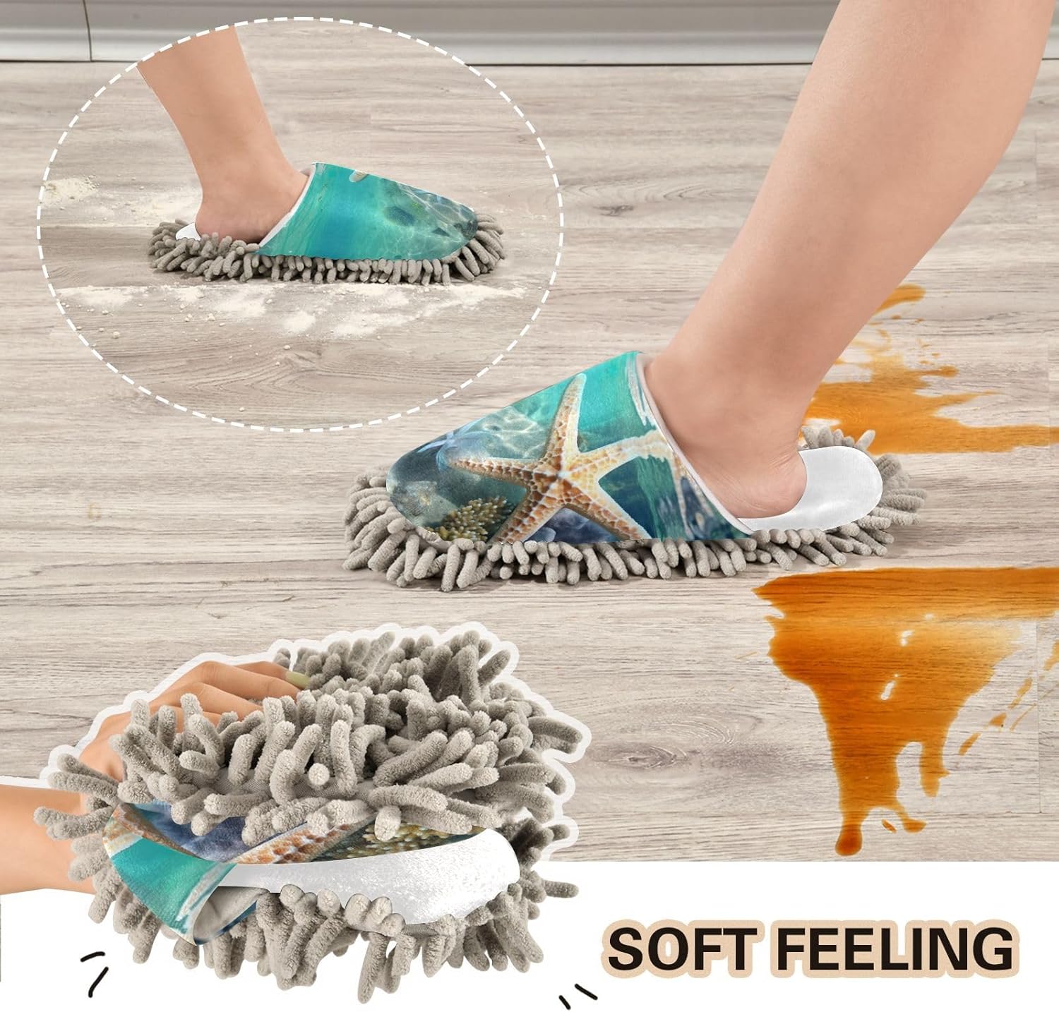 Running Bear Cool Weather Kitchen Slippers