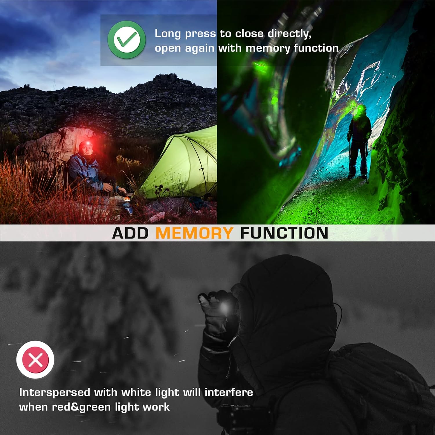 EverBrite 2-in-1 Headlamp Set for Kids Adults