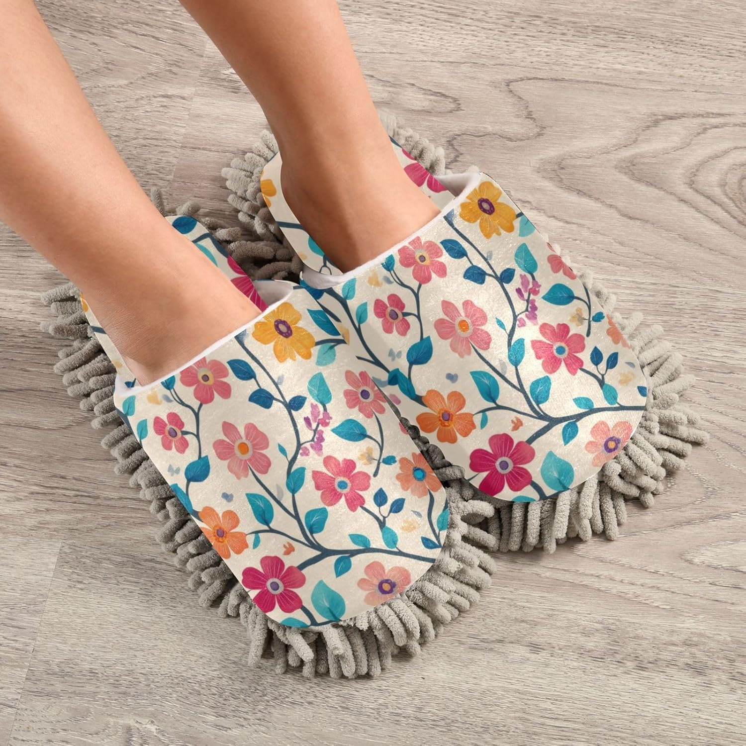 FLildonCute Design Microfiber Slippers for Men Women