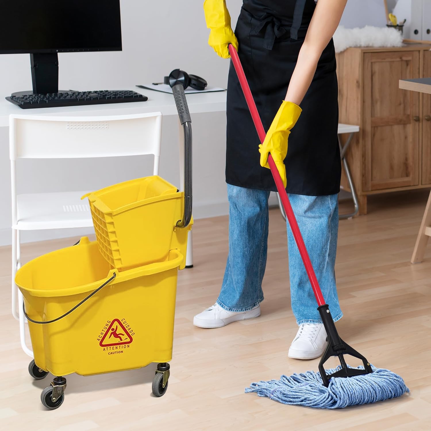 Heavy Duty Mop Head - Blue Cotton Loop