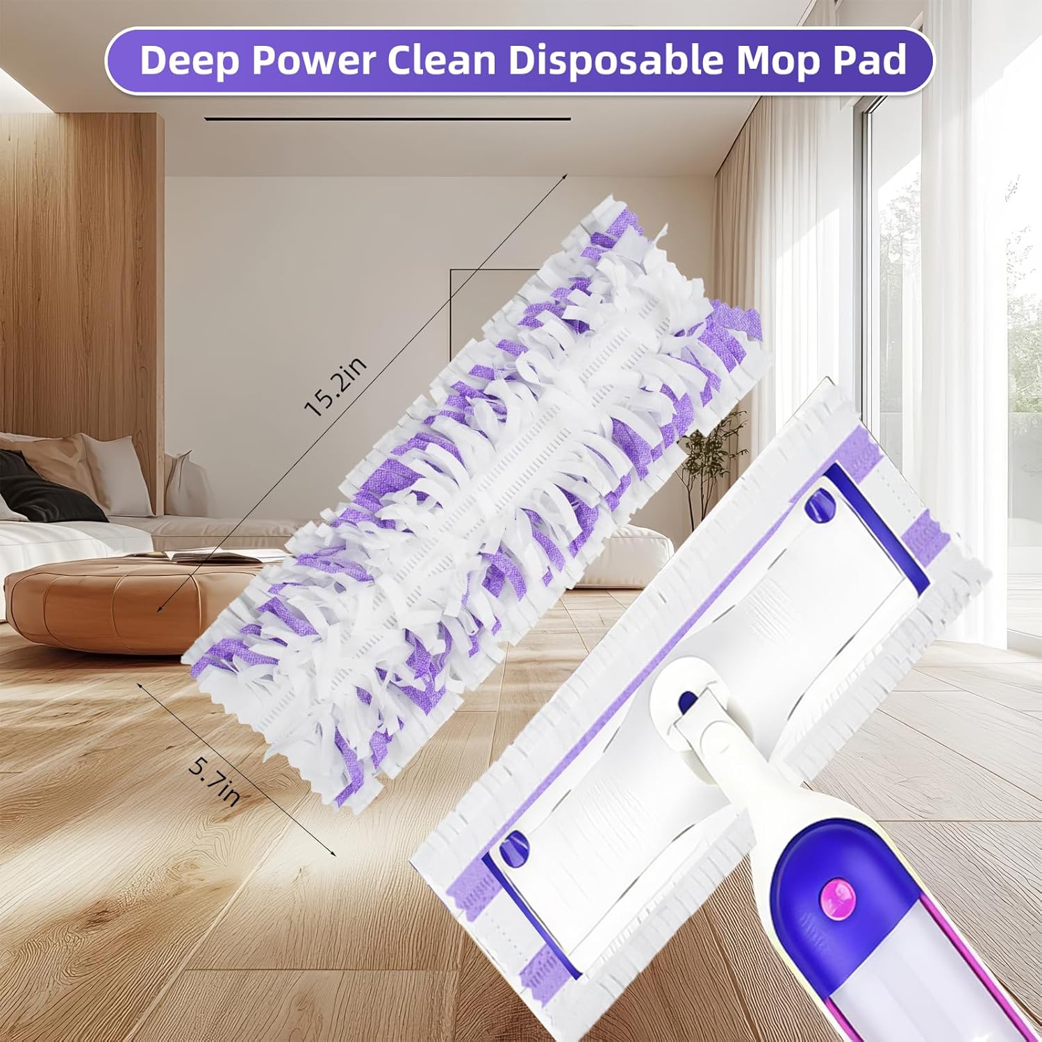 15 Count Swiffer Power Mop Replacement Pads
