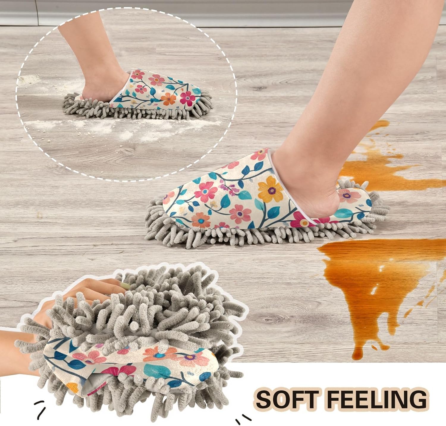 FLildonCute Design Microfiber Slippers for Men Women