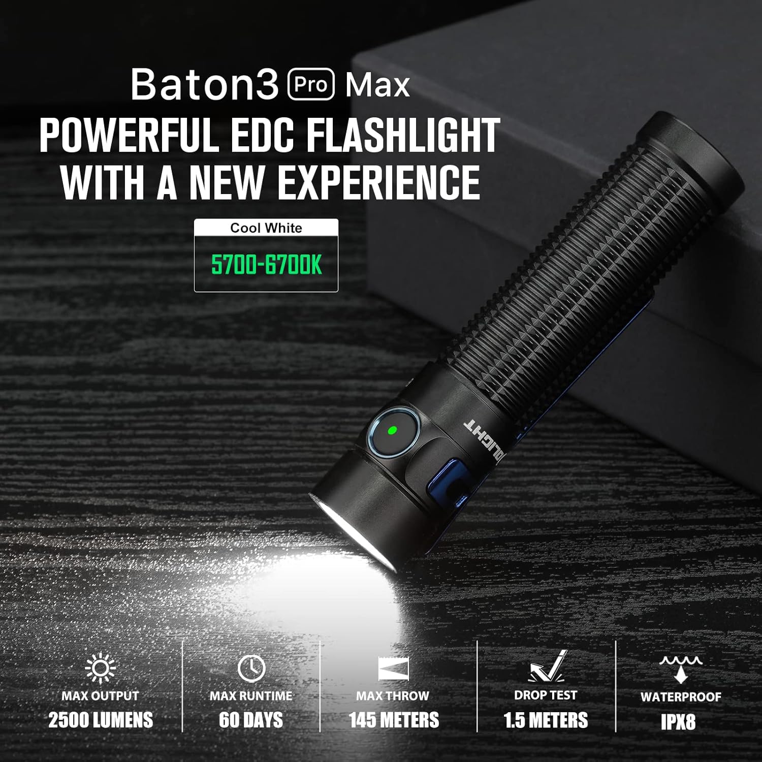 OLIGHT Perun 2 Compact 1100 Lumens Rechargeable Headlamp