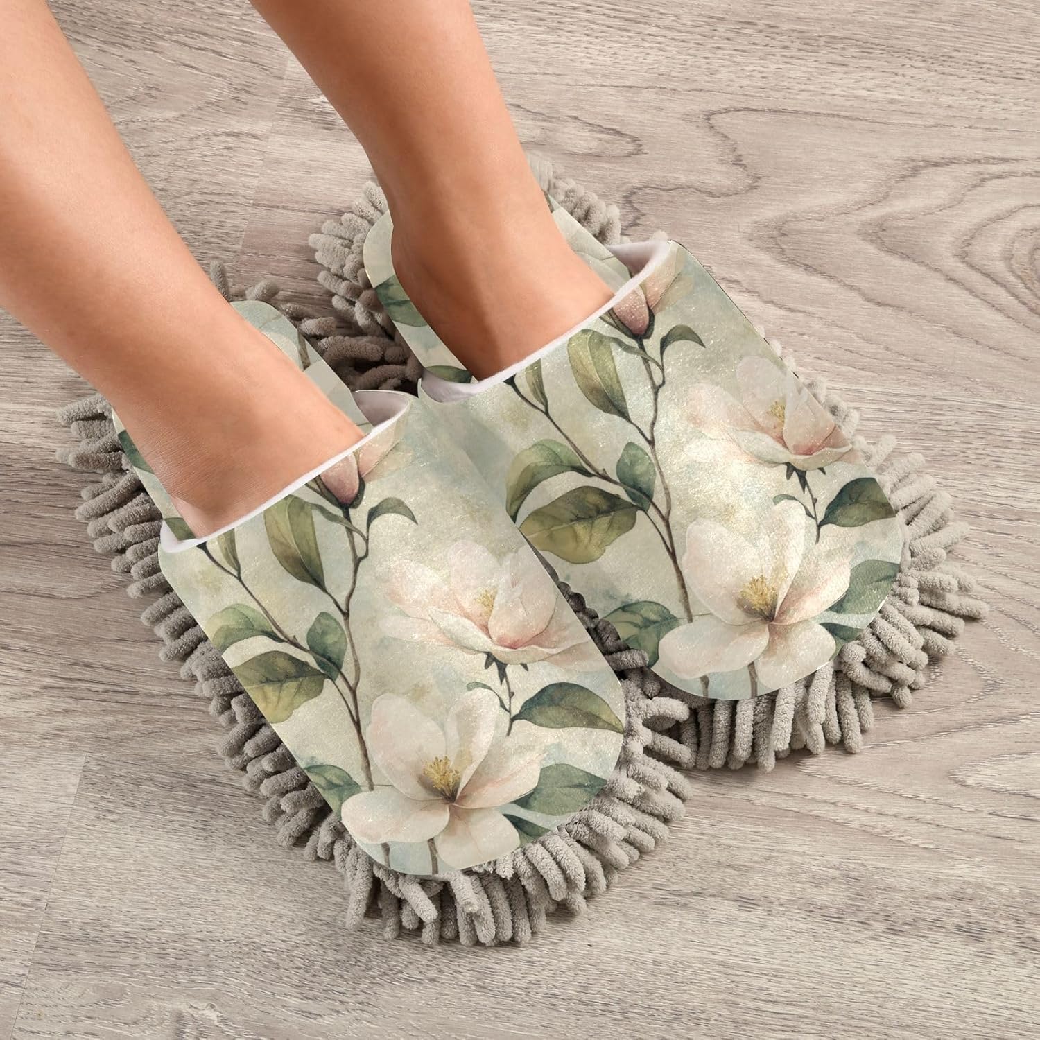 Sturdy Retro Mopping Slippers