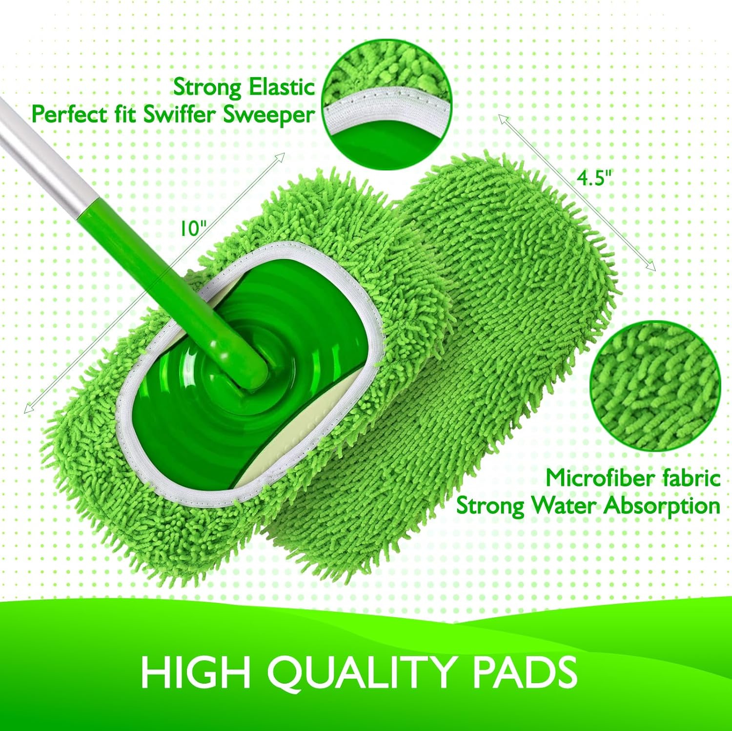 Reusable Microfiber Mop Pad
