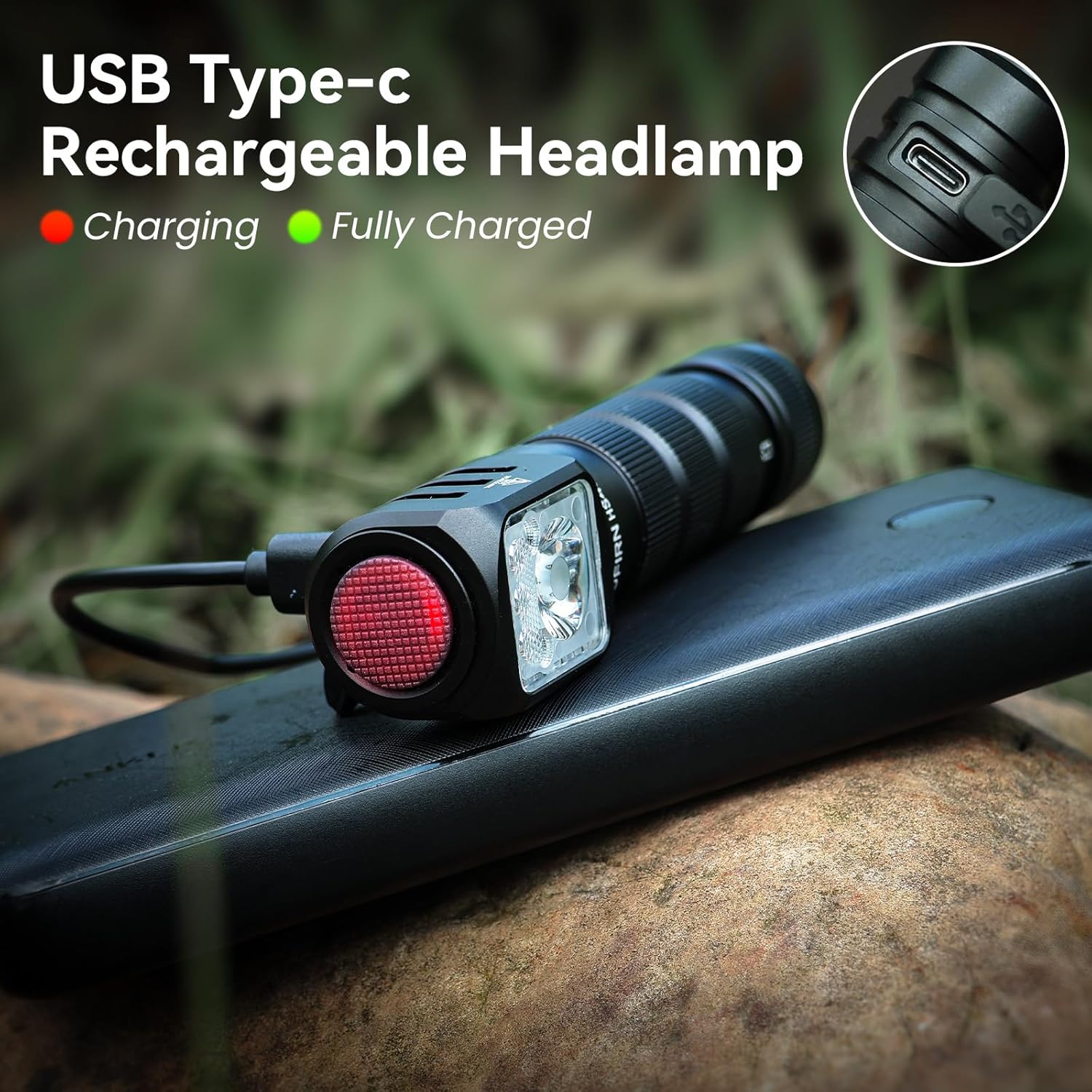 Adjustable Red Light Headlamp for Adults