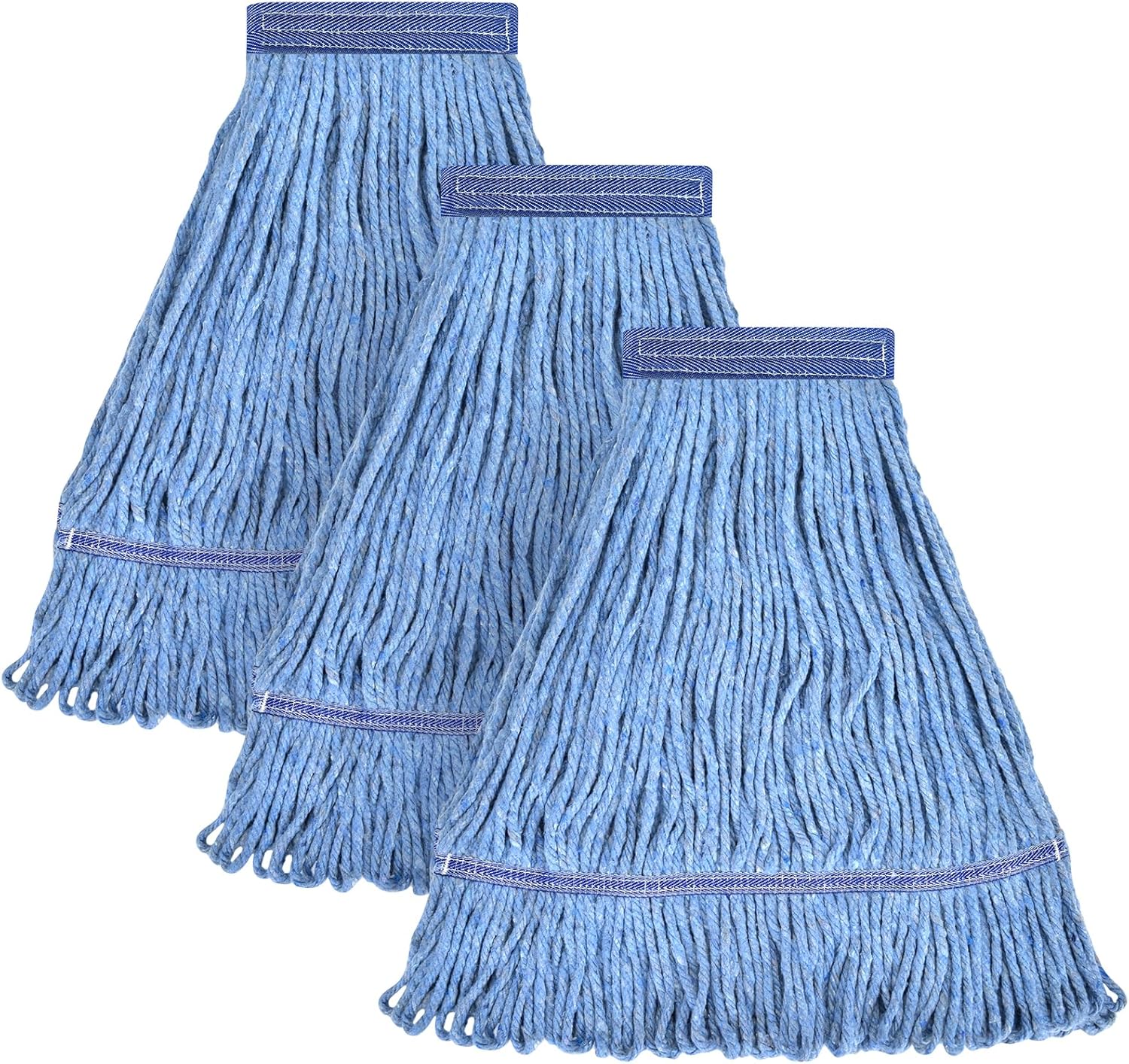 Heavy Duty Mop Head - Blue Cotton Loop