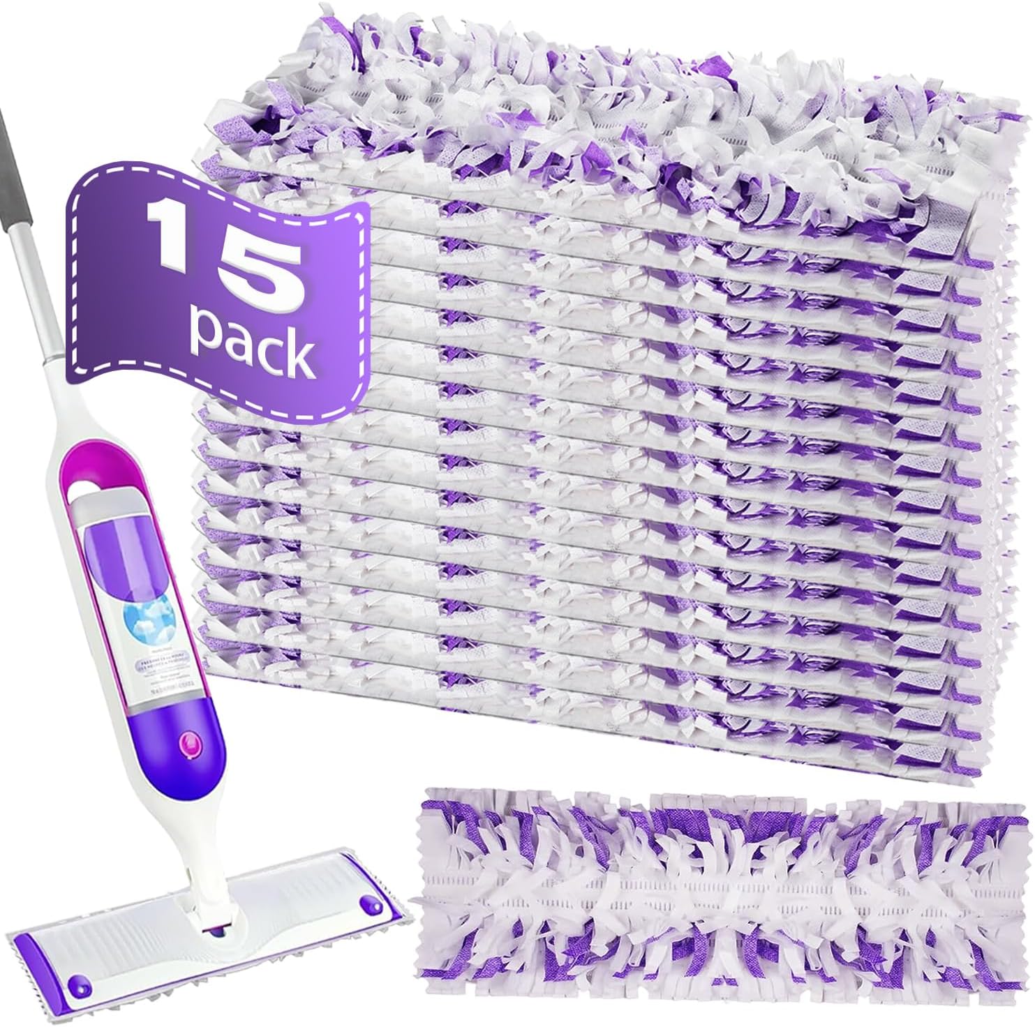 15 Count Swiffer Power Mop Replacement Pads