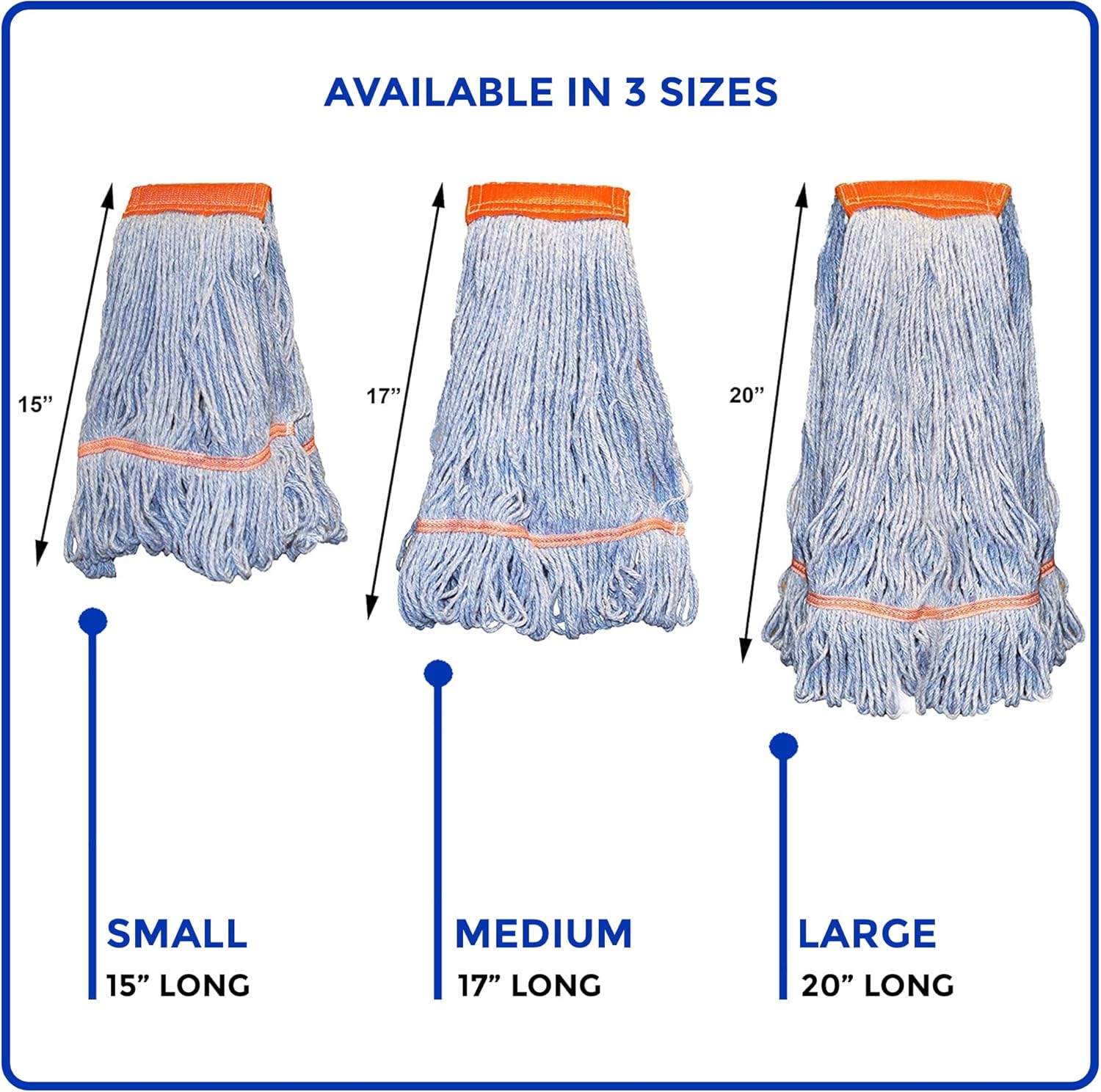 Professional Looped End Wet Mops for Heavy Duty Use
