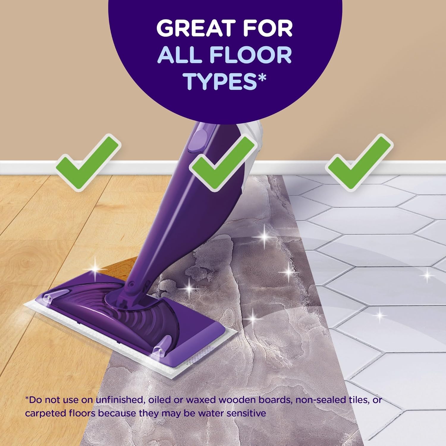 Swiffer Pro-Enhanced Wet Jet Mopping Pad Refill - 24ct