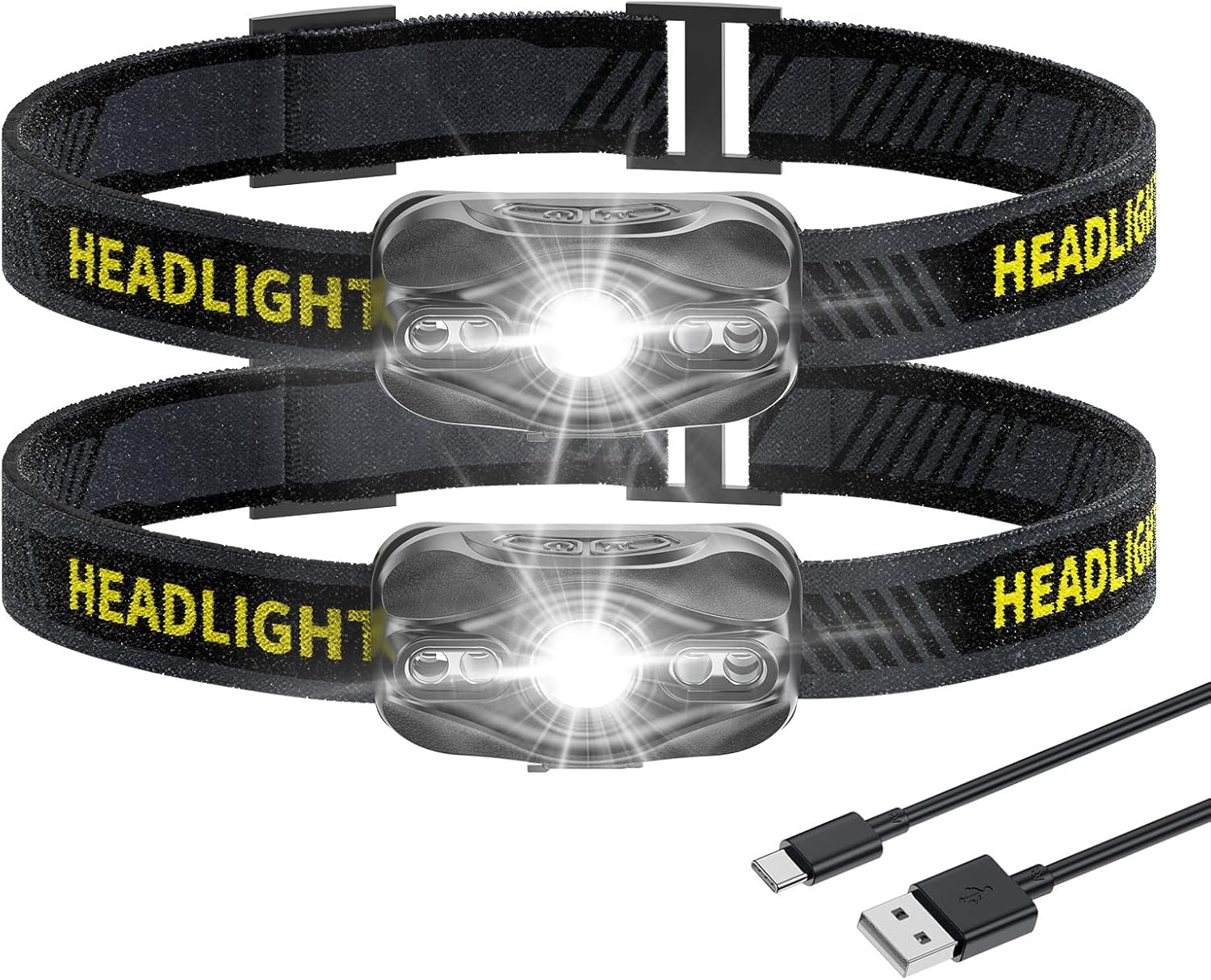 Smiling Shark Headlamp Rechargeable