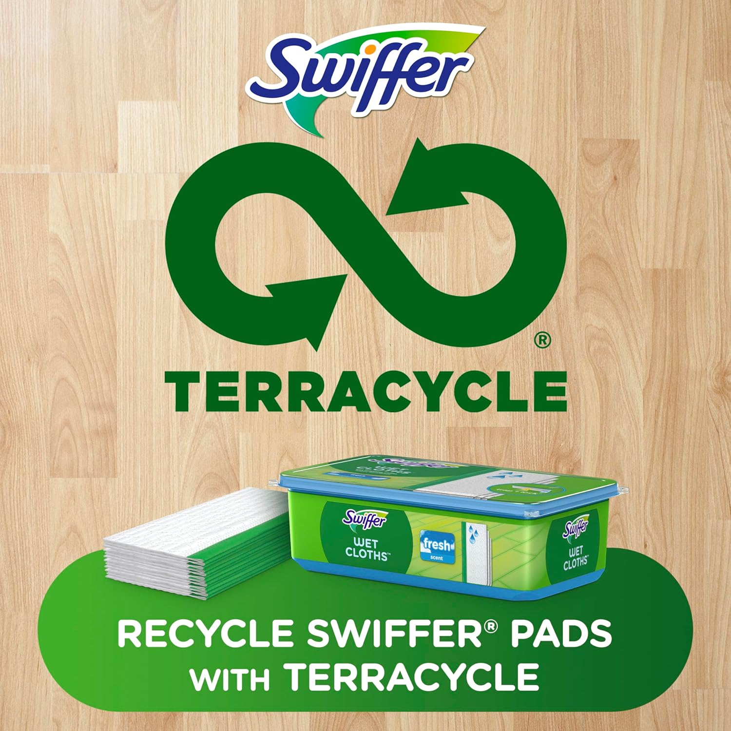 Swiffer Sweeper Wet Mopping Cloths Open-Window Fresh 24-Count Pack