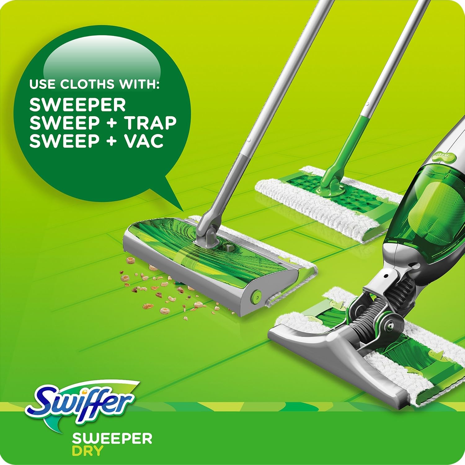Swiffer Dry Sweeper 12-Piece Set for Daily Use on All Surfaces