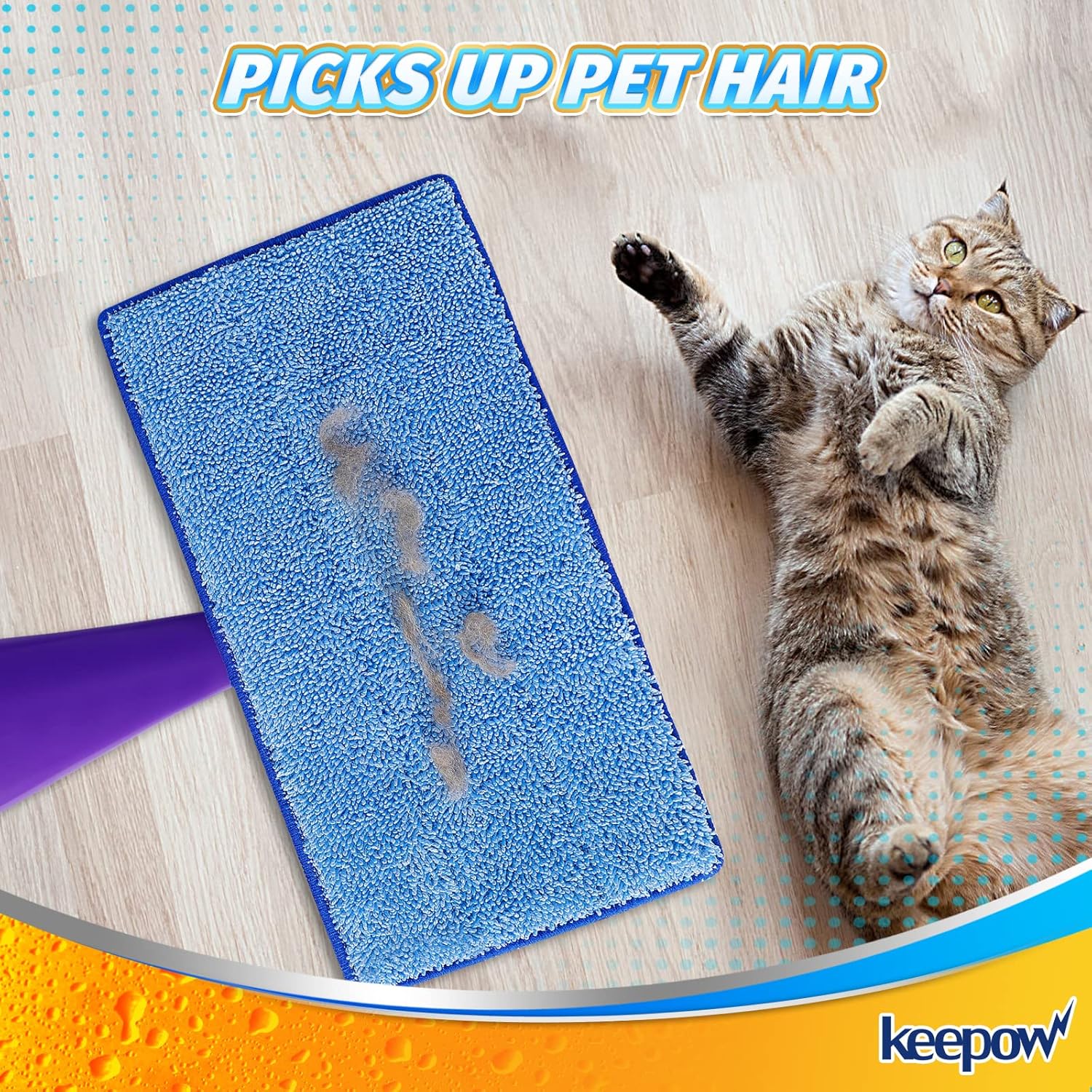 5-Pack Reusable Swiffer Wet Jet Mop Pads with Microfiber