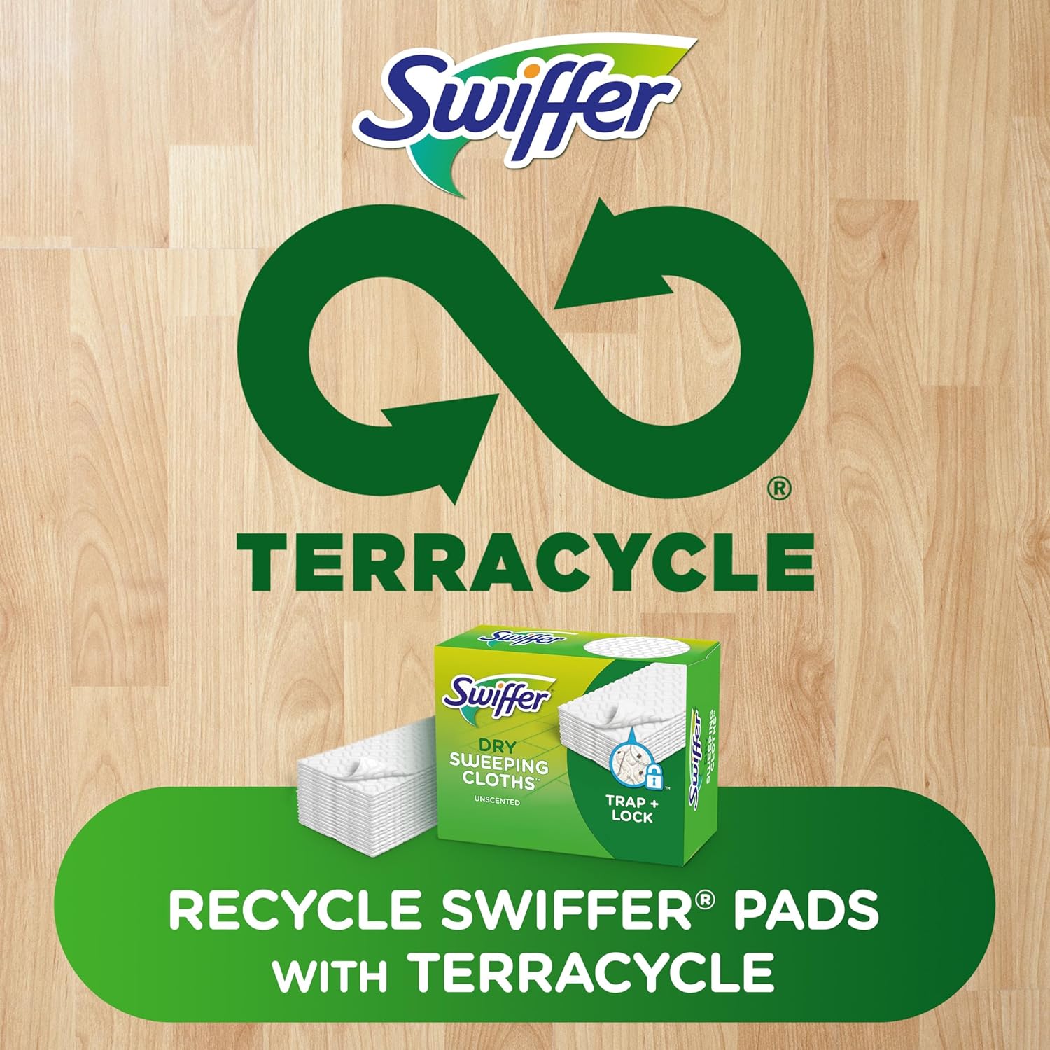 Swiffer Sanrap Dry Mop Refills for All-Purpose Floor Mopping