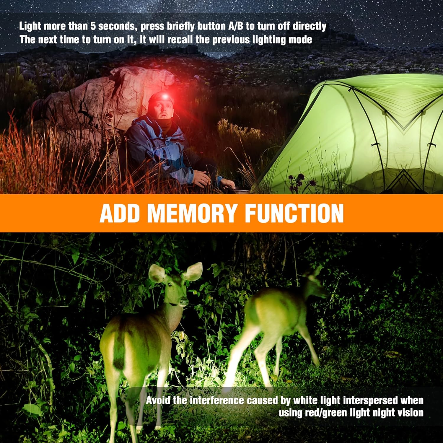 EverBrite 2-in-1 Headlamp Set for Kids Adults