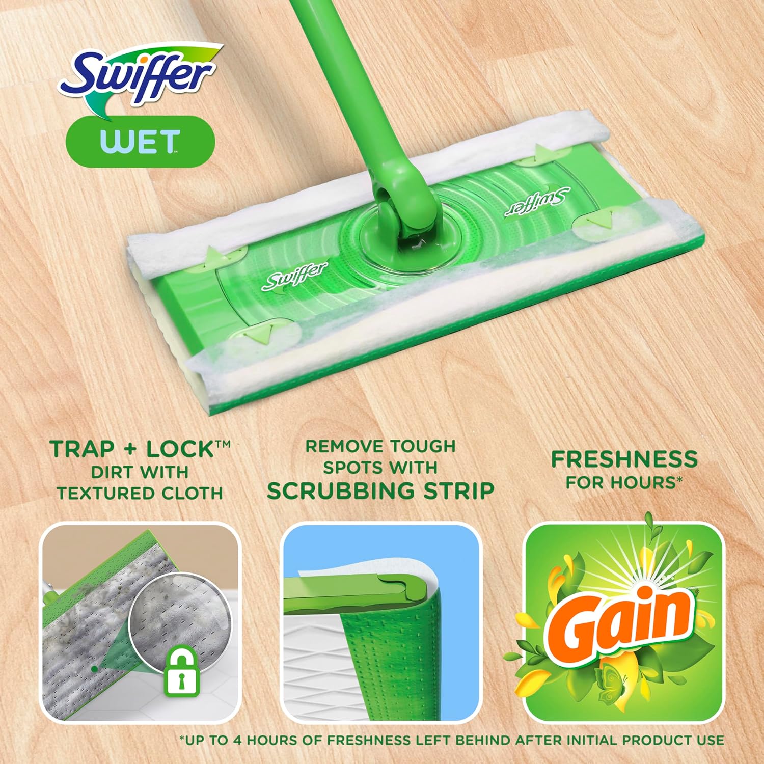 Swiffer Sweeper Wet Mopping Pad for Deep Clean More