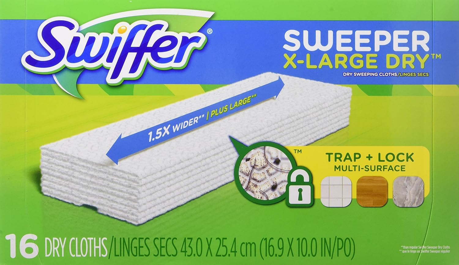 Swiffer SWIFFER SWEEPER PRO CLOTHS PROFESSIONAL D shaggy