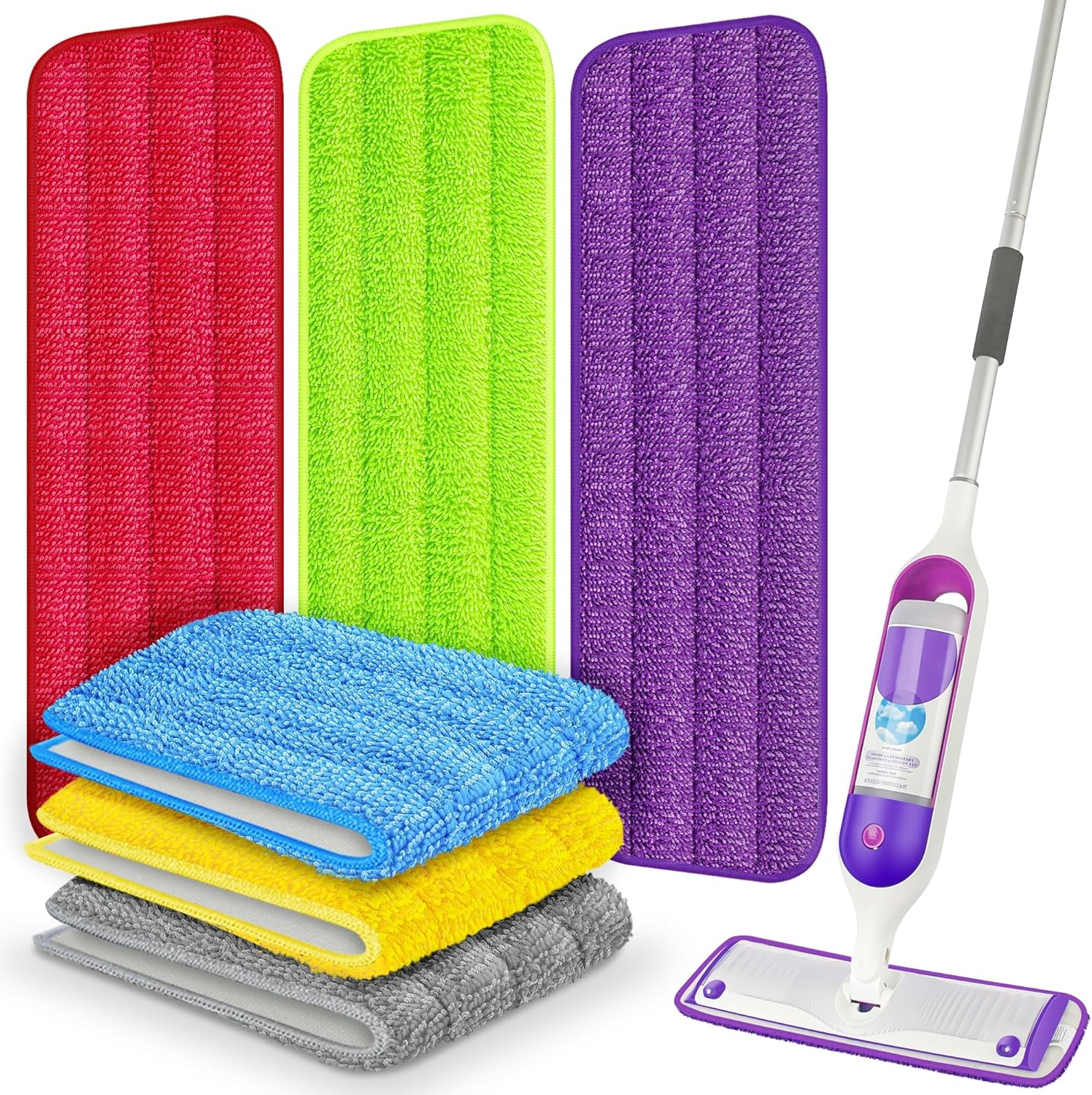 Eco-Friendly 6-Pack Mop Pads for 13-15 Mops