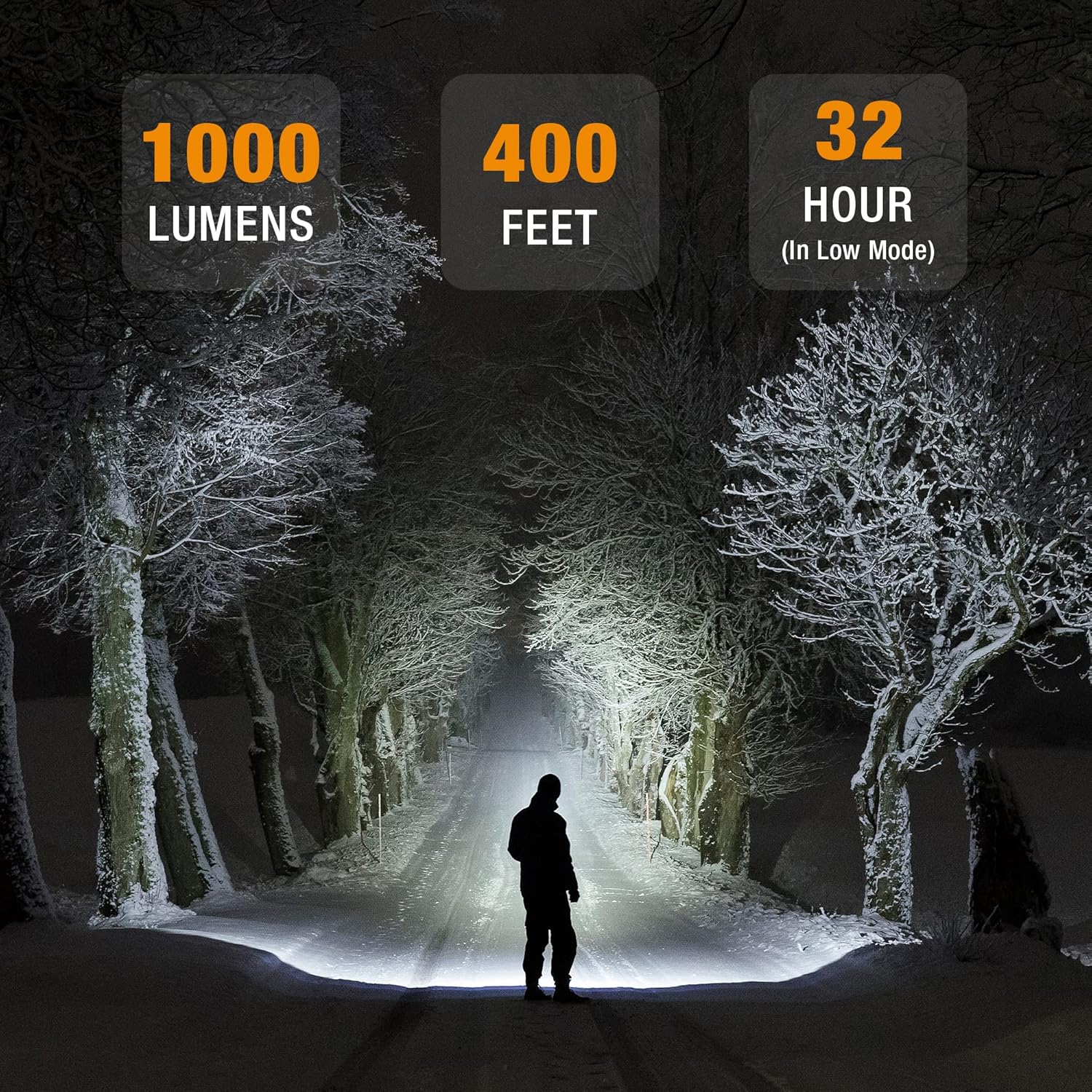 EverBrite 1000 Lumen Camping Lantern Rechargeable Headlamp