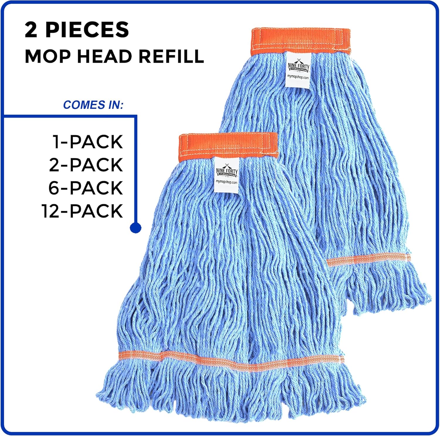 Professional Looped End Wet Mops for Heavy Duty Use