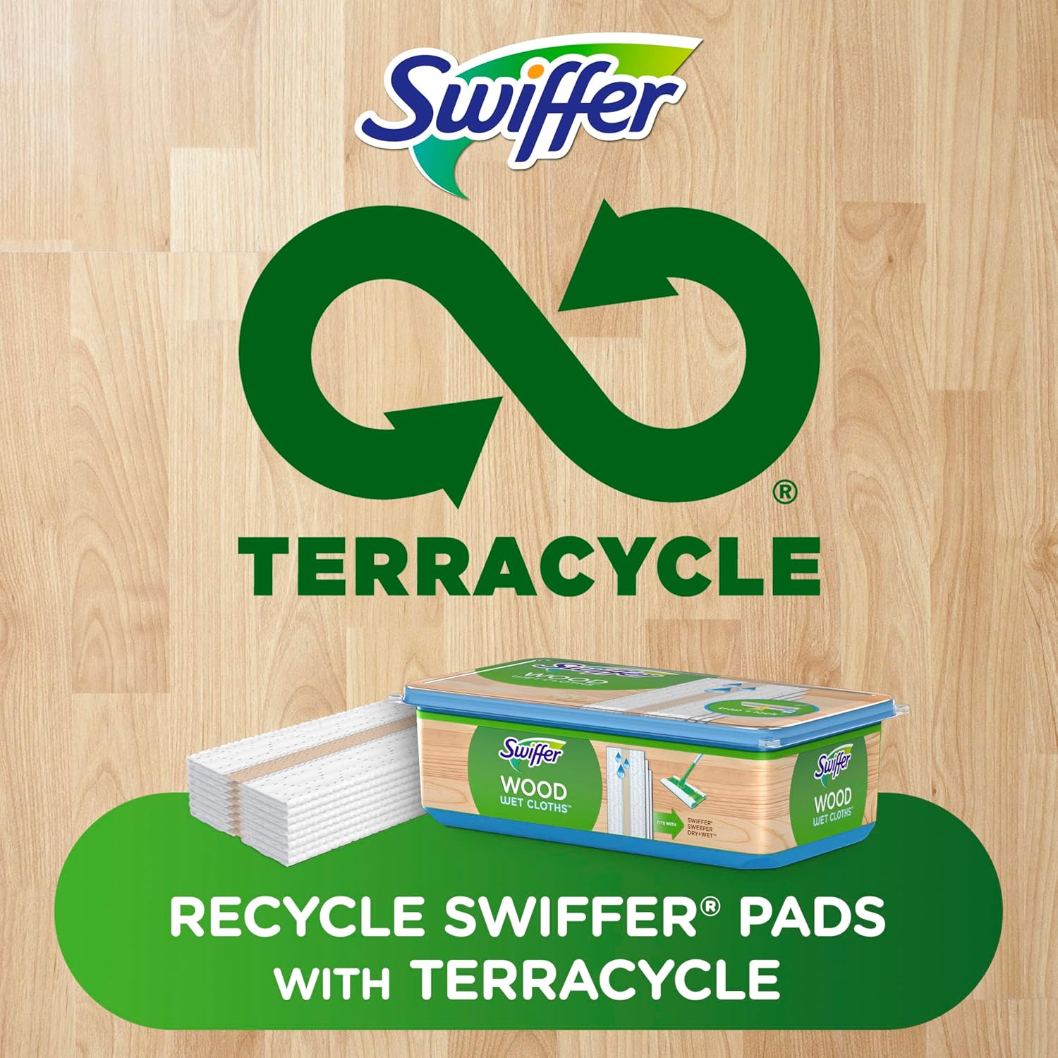 Swiffer Sweeper Wet Wood Floor Mopping Cloths 20 Count