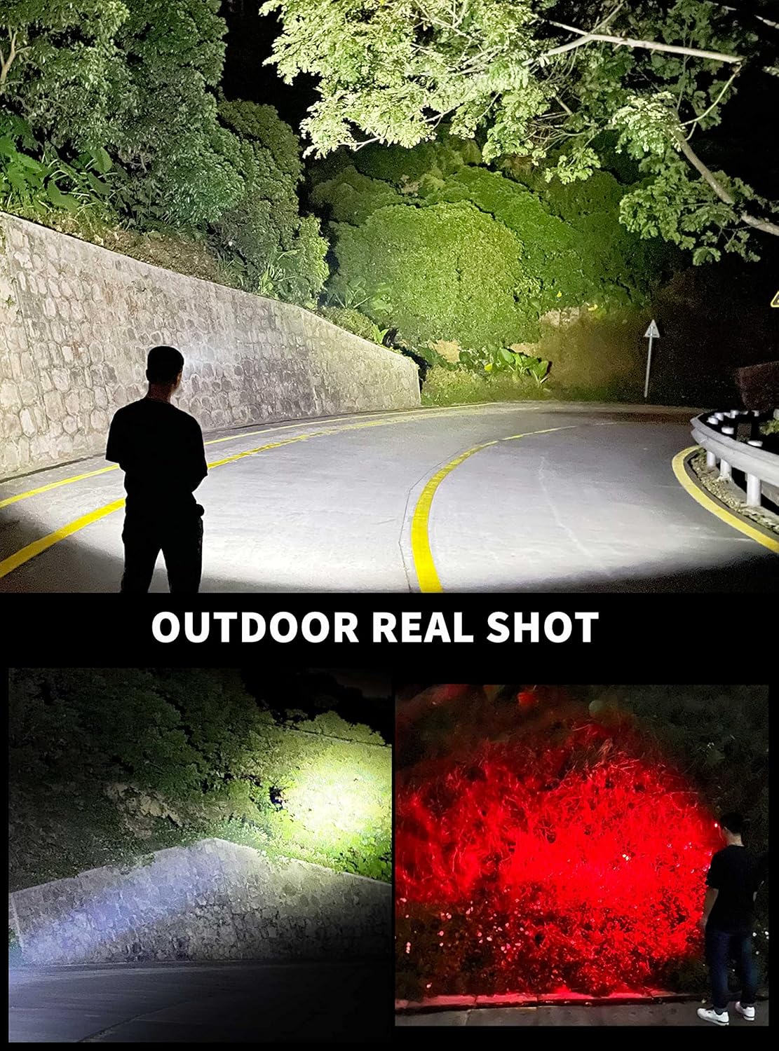 DARKBEAM Rechargeable LED Headlamp for Camping Fishing emergency