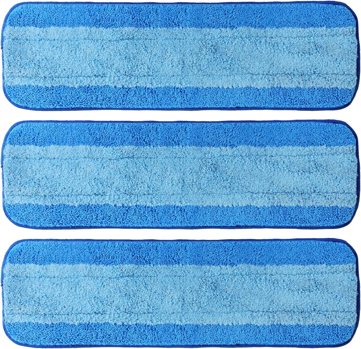 AmaVins 3 Pack Microfiber Cleaning Pads for Bona Mop
